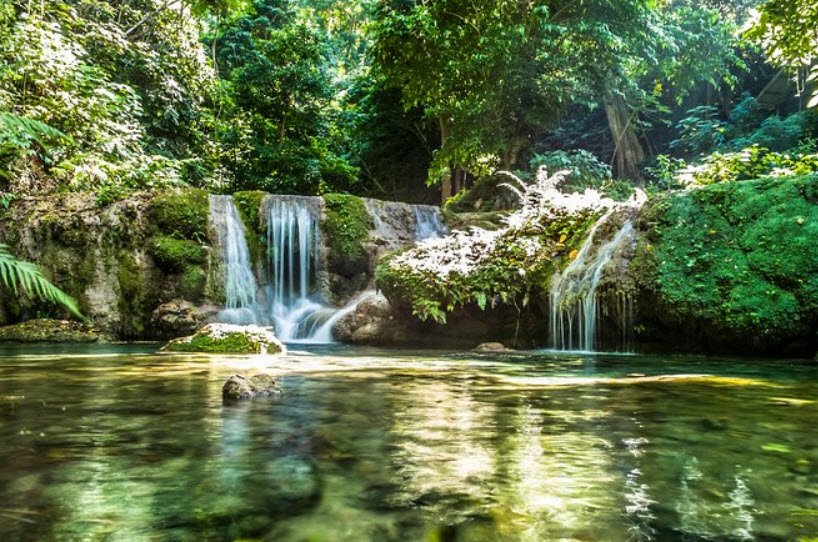 Mele Cascades Waterfall Entrance Desk, Near Port Vila, Efate Island, Vanuatu